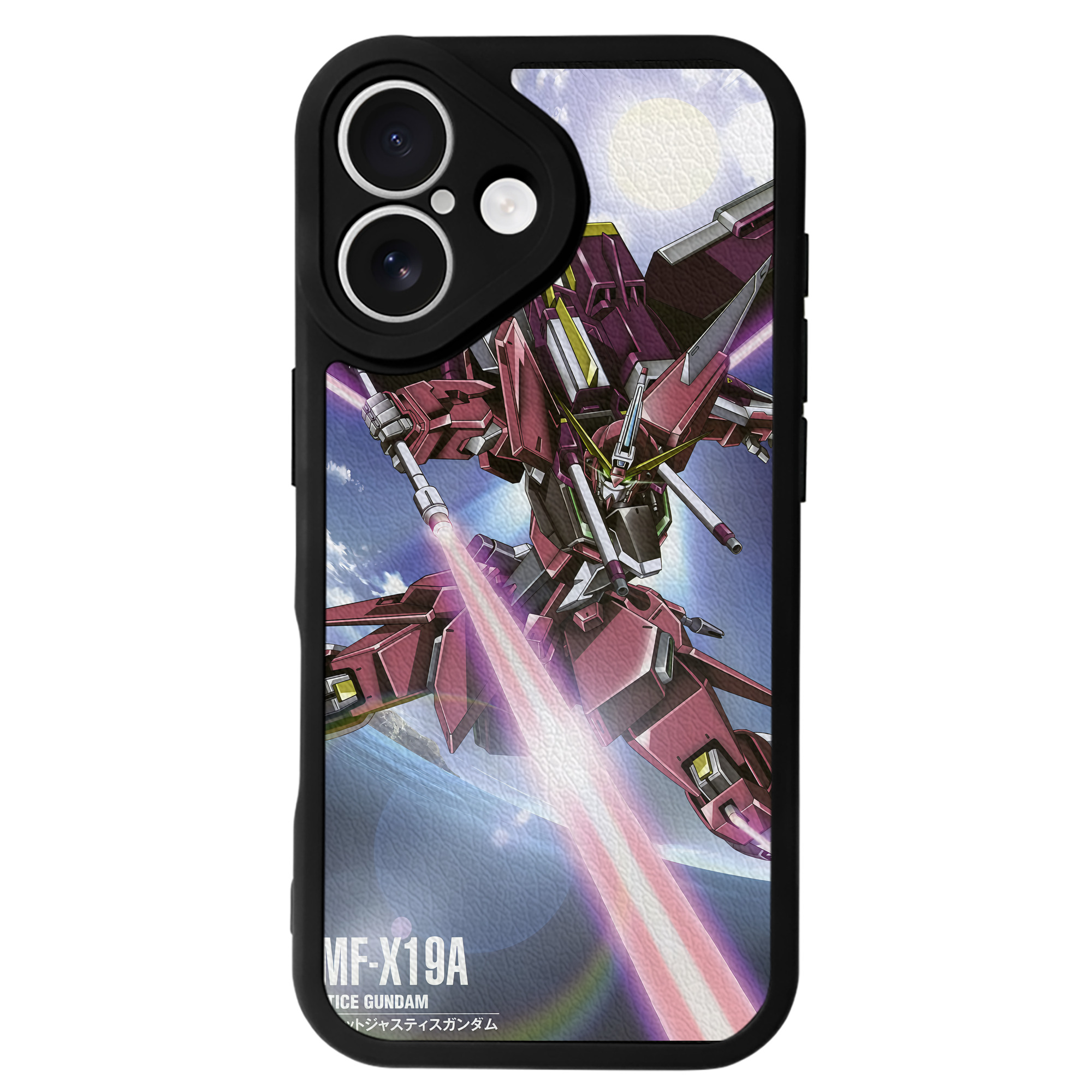 （画像用） 機動戦士ガンダム Mobile Suit Gundam 【iPhone 16シリーズ対応】シリコンスマホケース（レザー調） 材質：シリコン